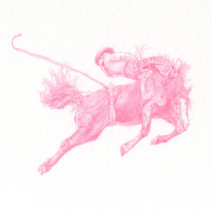 Product Image: Clayton Porter – Untitled (Bronc Rider AOP-3755)