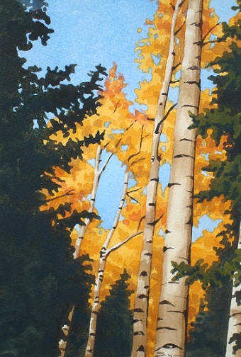 Product Image: ‘Golden Canopy’ painting