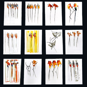 Product Image: Handpainted Greeting Cards from Kenya, Africa – Bundle of 12