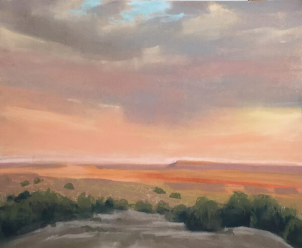 Product Image: Galisteo Sunset – Original painting in frame