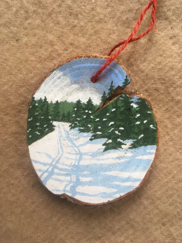 Hand Painted Wooden Ornaments Santa Fe Marketplace Shop Where I Live