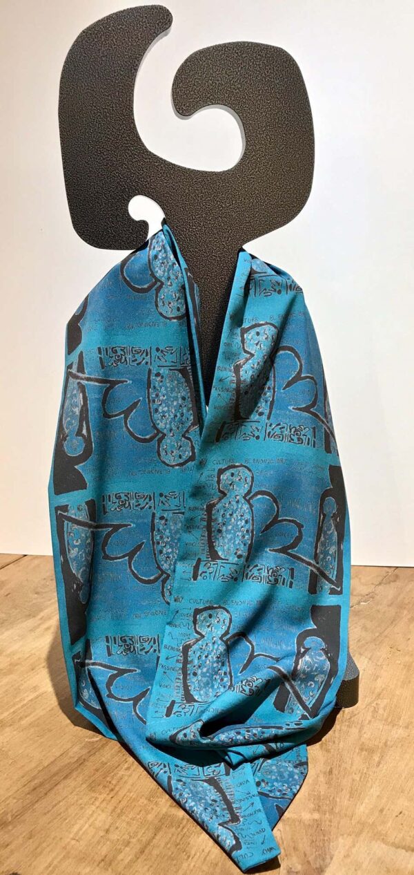 Product Image: Crossing Over Teal scarf by Melanie Yazzie