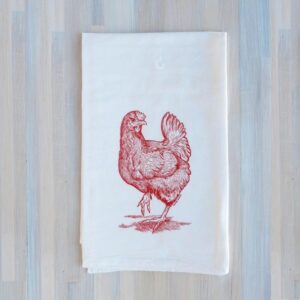 Product Image: Counter Couture Cotton Flour Sack Tea Towel (Chicken)