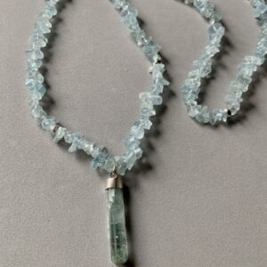 Product Image: Aquamarine Chip Necklace
