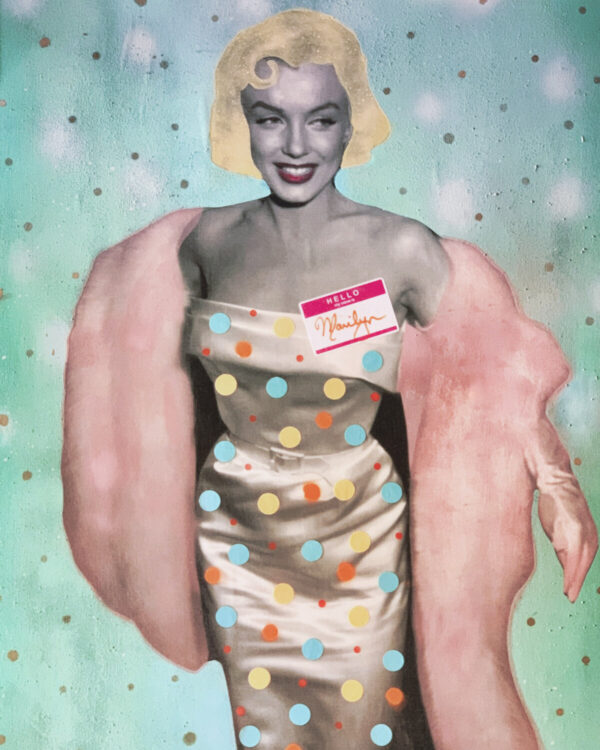 Product Image: Party Girl- Marilyn Monroe – Original Mixed Media Art