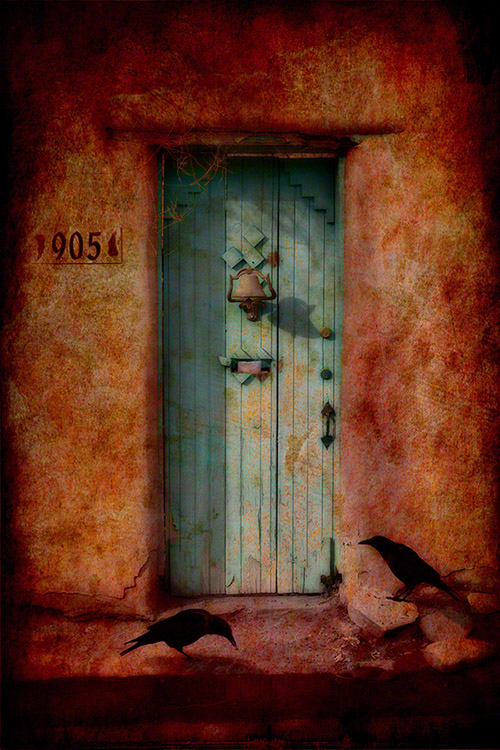 Product Image: Textured Photograph by Karen Waters ‘Tapping At My Door’