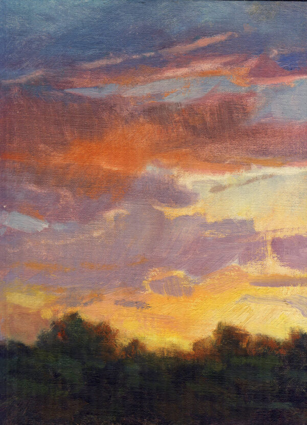 Product Image: Twilight New Mexico – Original oil painting