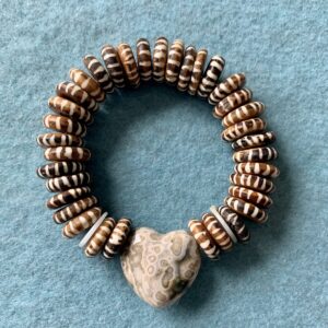 Product Image: Agate Heart Bracelet