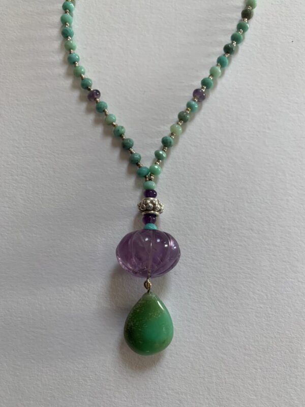 Product Image: Green Moss Opal Necklace