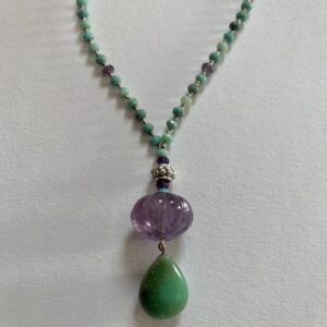 Product Image: Green Moss Opal Necklace