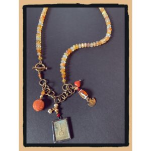 Product Image: Carnelian, Thai Buddha Necklace