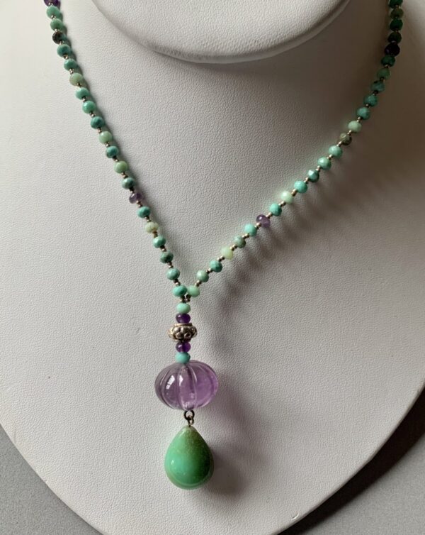 Product Image: Green Moss Opal Necklace