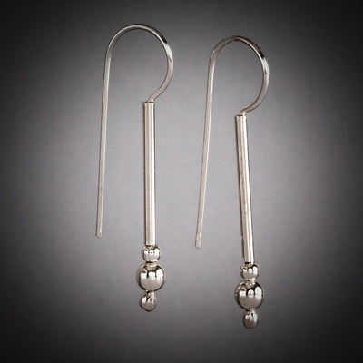 Product Image: Silver “Stick” Earrings