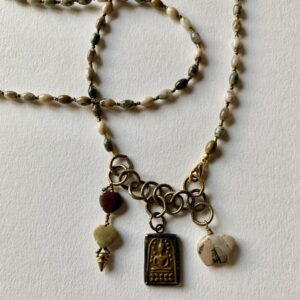 Product Image: Agates and Buddha Necklace