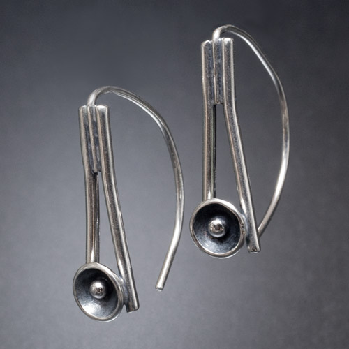 Product Image: Sterling Silver “Dapped” Earrings