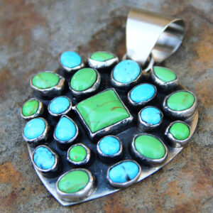 Product Image: Turquoise Heart Pendant by Rocki Gorman