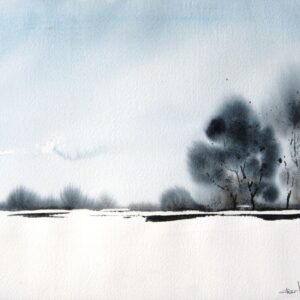 Product Image: Little Pinon Grove – Original Watercolor Painting