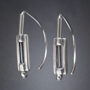 Product Image: Silver “Deco” Earrings