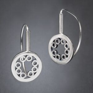 Product Image: “Concentric” Sterling Silver Earrings