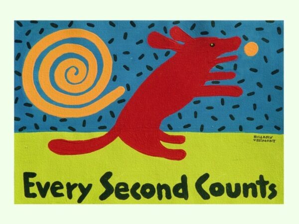 Product Image: Red Dog Art, Every Second Counts art print copyright Hillary Vermont