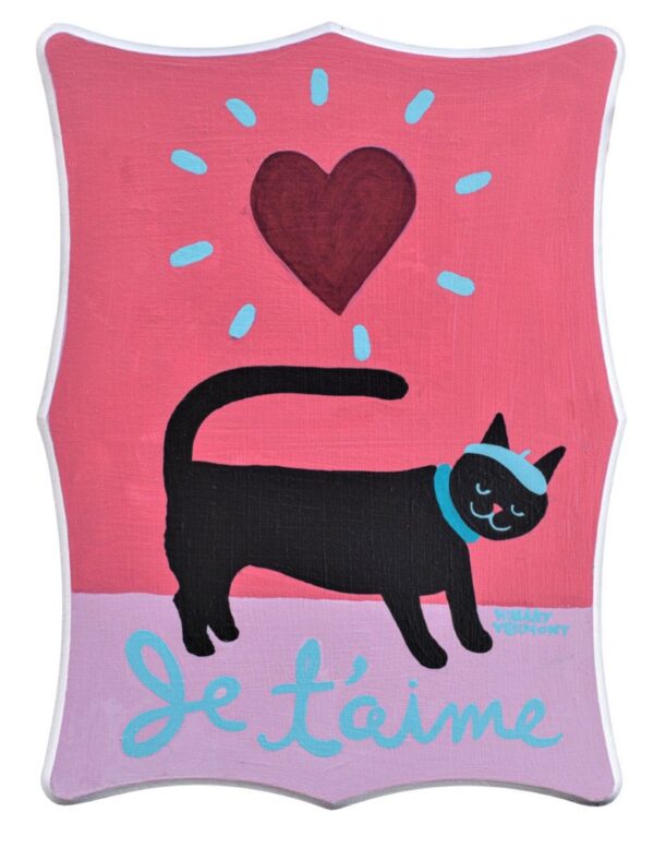 Product Image: 4 Je t’aime  handmade cards or 1 8.5″ x 11″ giclee print c Hillary Vermont