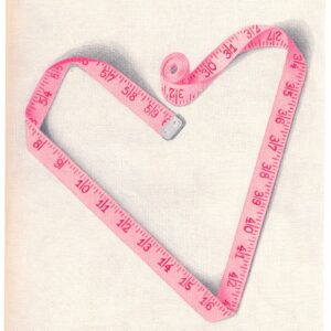 Product Image: You Can’t Measure Love giclee print or 4 handmade notecards from original  copyright Hillary Vermont