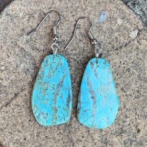 Product Image: Kingman Turquoise Slab Earrings