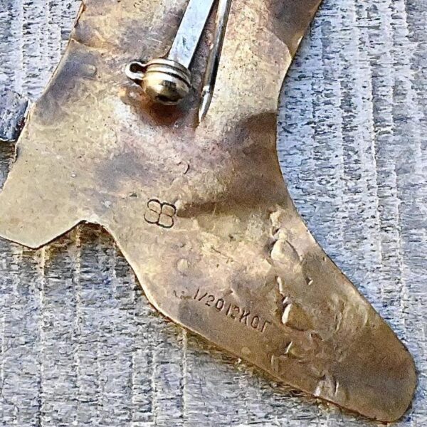 Product Image: Gold Cowboy Boot Pin