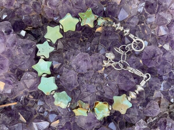 Product Image: Handcut Turquoise Star Bracelet