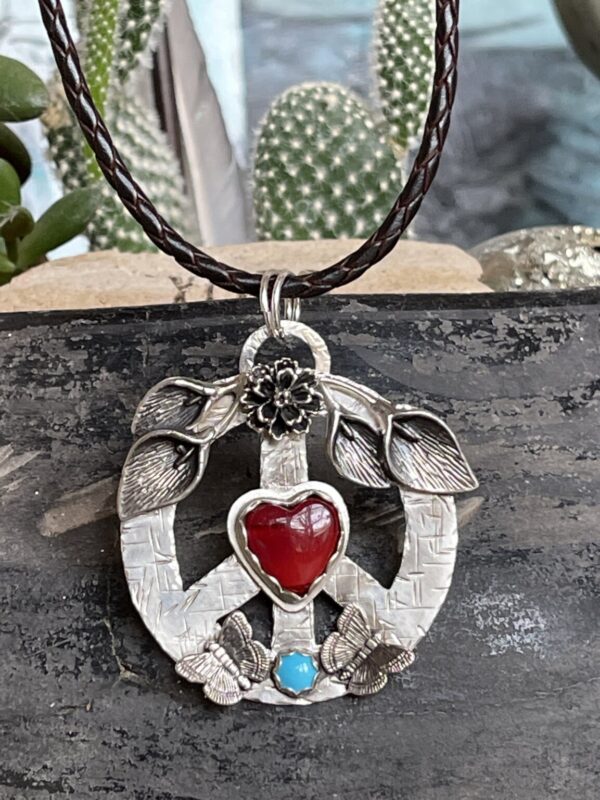 Product Image: Sterling Peace Rosarita Heart Necklace
