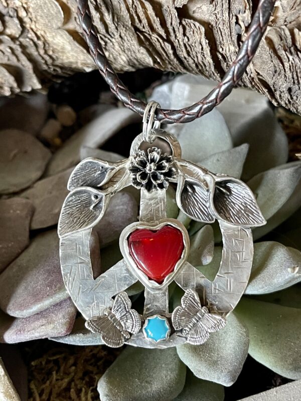 Product Image: Sterling Peace Rosarita Heart Necklace