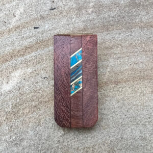 Product Image: Turquoise Inlay Hinged Money Clip