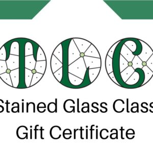 Product Image: Gift Certificate for admission to a Stained Glass Class