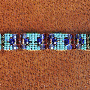 Product Image: “Blue Maggie” Chili Rose Bracelet