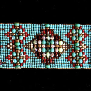 Product Image: “Santa Fe Crosses” Classic Chili Rose Bracelet