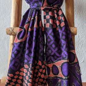 Product Image: Shawl Osogbo Batik Purple