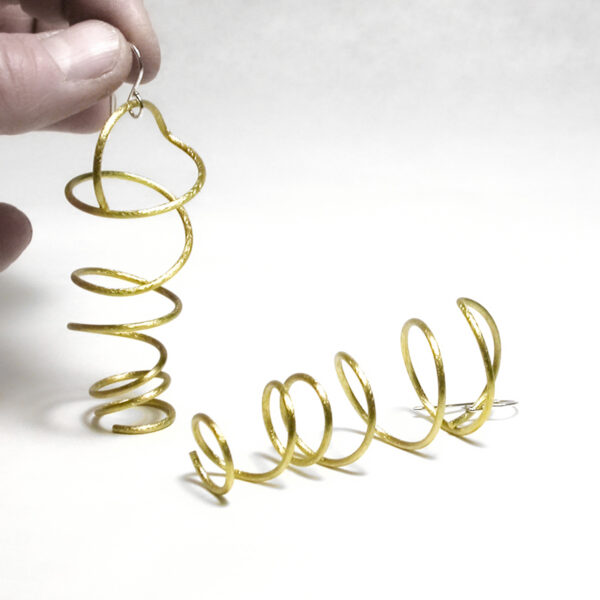 Product Image: Swinging Coil Earrings