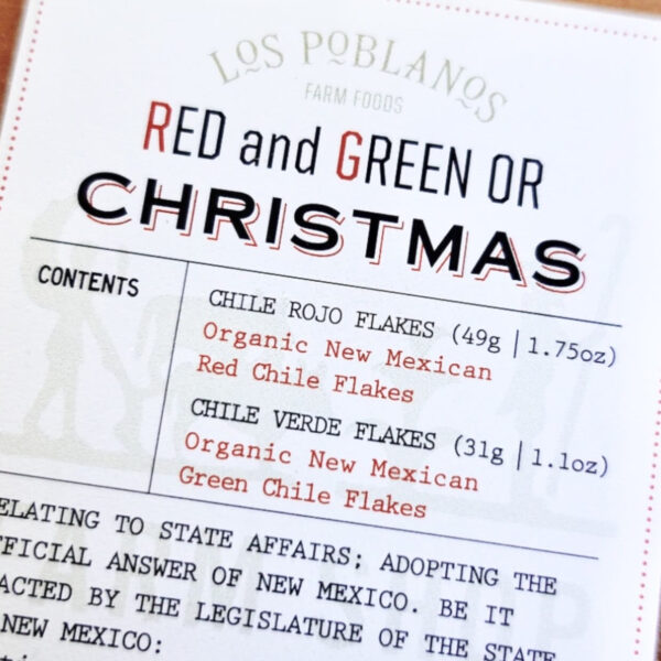 Product Image: Red & Green Christmas Chile Set