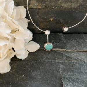 Product Image: Turquoise Sterling and Copper Collar