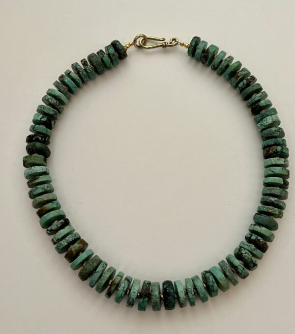 Product Image: Turquoise Rondelle Bead Necklace