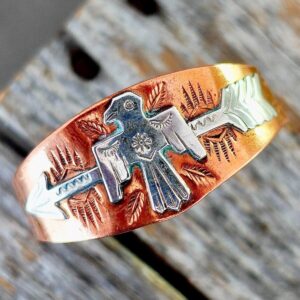 Product Image: Vintage Sterling & Copper Thunderbird Cuff