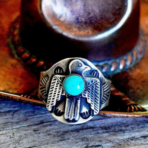 Product Image: Thunderbird & Turquoise Ring