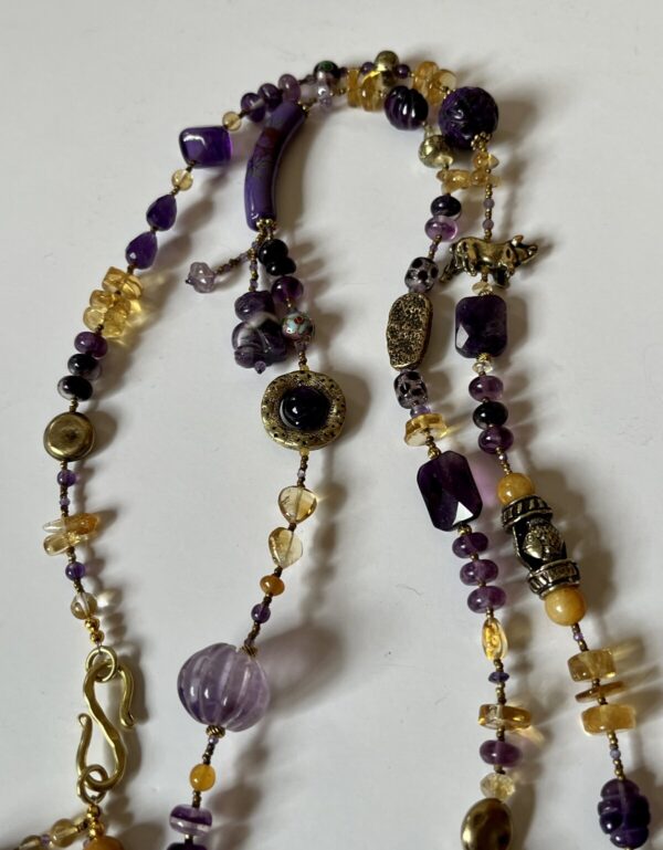 Product Image: Amethyst and Citrine Stunning Necklace
