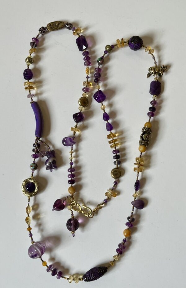 Product Image: Amethyst and Citrine Stunning Necklace