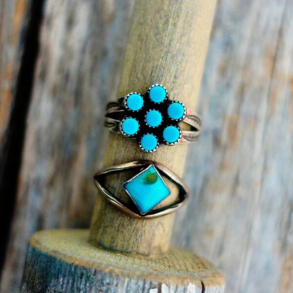 Product Image: Vintage Turquoise Blossom Ring
