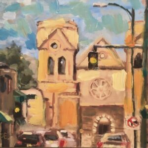Product Image: St. Francis Lights – Embellished Giclee Print