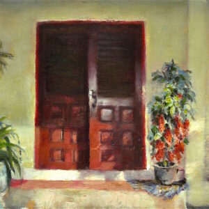 Product Image: Thai Door – Original Oil Painting