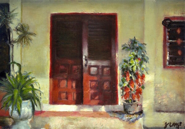 Product Image: Thai Door – Original Oil Painting