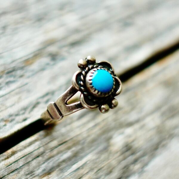 Product Image: Vintage Turquoise Flower Ring
