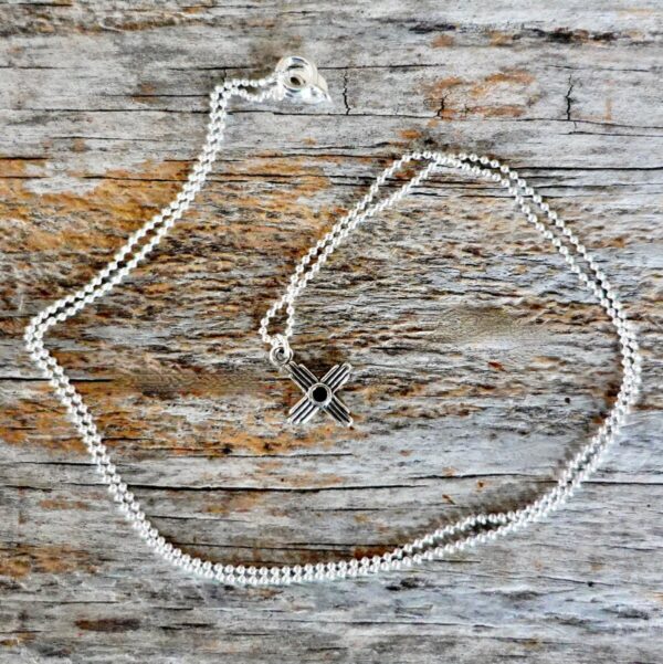 Product Image: Mini Zia Charm Necklace in Sterling Silver